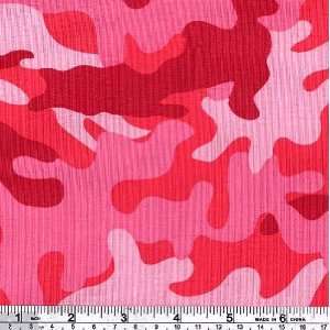   Michael Miller Camouflage Girl Pink Fabric By The Yard Arts, Crafts