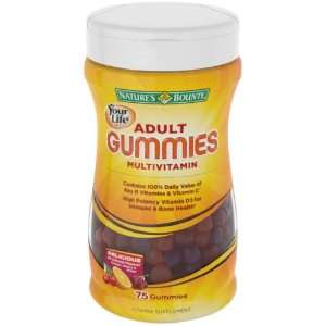Natures Bounty Your Life Multi Adult Gummies, 75 Count (Package may 