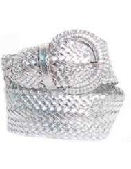  womens silver belts   Clothing & Accessories