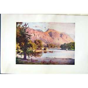  1908 English Lakes Falcon Crag Derwentwater Cooper