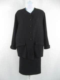 GEOFFREY BEENE Navy Skirt Suit Jacket Blazer Size 8  
