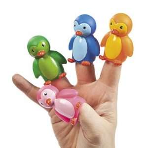   Penguin Finger Puppets   Novelty Toys & Finger Puppets: Toys & Games
