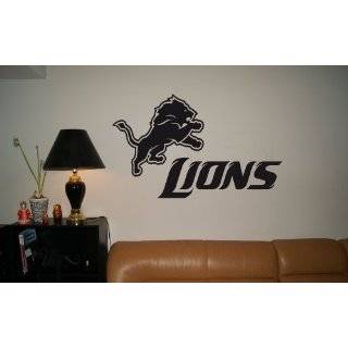 WALL STICKER MURAL VINYL NFL Detroit Lions 002