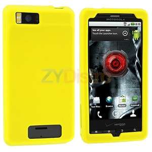   Silicone Rubber Gel Skin Case Cover for Motorola Droid X2 MB870 Phone