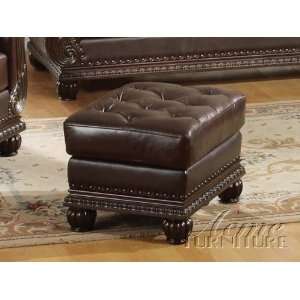  Anondale Ottoman Cherry Finish by Acme