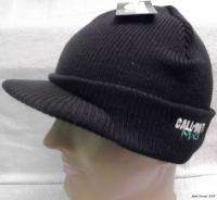 CALL OF DUTY MW3 Black Knitted Billed Cap, Hat BEANIE  