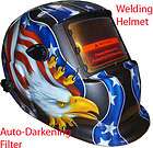 American Eagle Flag Solar Auto Darkening Filter Welder Welding Helmet