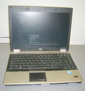 HP EliteBook 6930p Laptop Core 2 Duo 2.66GHz 4GB Ram No hard Drive 