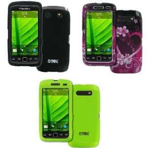  EMPIRE BlackBerry Torch 9860 3 Pack of Snap on Case Covers 