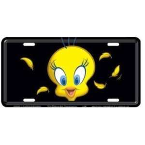  Tweety License Plate Frame Stamped Aluminum: Automotive