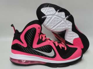 Nike Lebron 9 Black Pink Sneakers Kids GS Size 7  