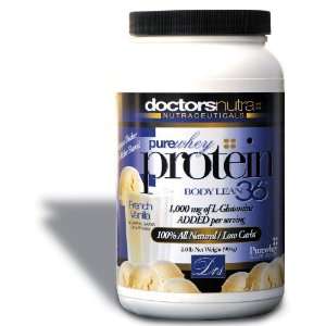   Whey Protein 36 French Vanilla Flavor Powder: Health & Personal Care