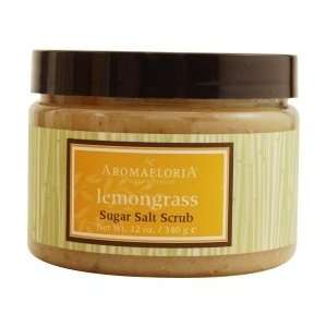   Lemongrass By Aromafloria   Sugar Salt Scrub 12 Oz, 12 oz Beauty