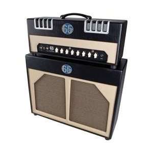  65Amps 2X12 Guitar Speaker Cabinet Blue Line Black 