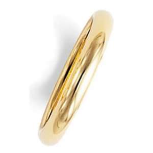  3.0 Millimeters Yellow Gold Polished Wedding Band Ring 14Kt Gold 