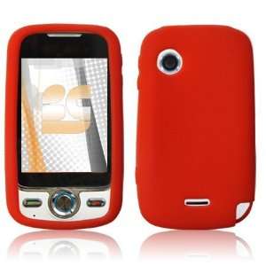  Red Silicone Skin Cover for Huawei M735 Cell Phones 