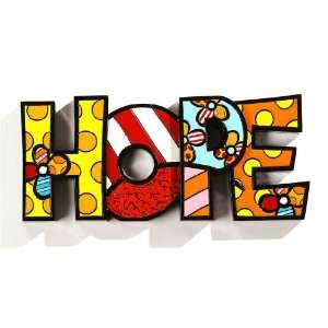  Romero Britto Word Decor HOPE by Giftcraft