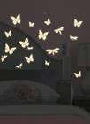 RoomMates Butterflies & Dragonflies Glow in the Dark Wall Decals 