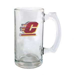Central Michigan Chippewas Beer Mug 3D Logo Glass Tankard  