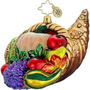  Christopher Radko Bountiful Harvest Ornament: Home 