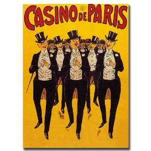 Casino de Paris Gallery Wrapped 18x24 Canvas Art:  Home 