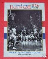 Olympic Hall of Fame Card 1964 Mens Basketball  