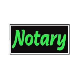  Notary Backlit Sign 15 x 30