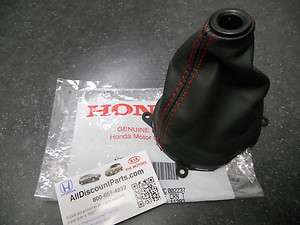06 07 08 09 10 11 GENUINE HONDA CIVIC SI RED STICHED SHIFT BOOT NEW 