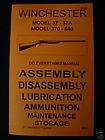 WINCHESTER MODEL 37 37A 370 840 DO EVERYTHING MANUAL