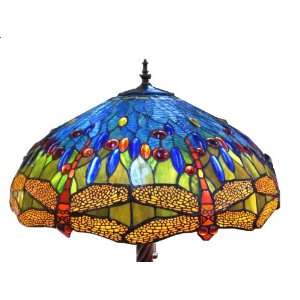 Wisteria Stained Glass Tiffany Style Table Lamp Lamps T18844s height 