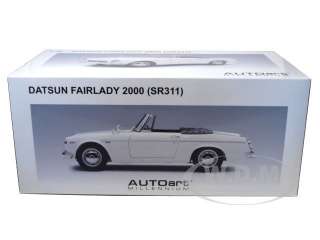   model of Datsun Fairlady 2000 SR311 White die cast car by Autoart