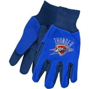  NBA McArthur Oklahoma City Thunder Two Tone Utility Gloves 