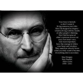 18x24 Steve Jobs Poster, Your time is limited Premium Poster Print