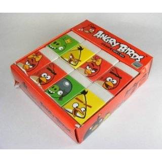Angry Birds Big Block Erasers, a Set of 4 Pieces, New 2012, #38839