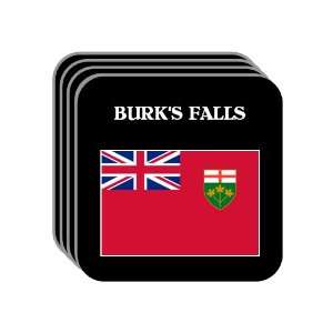  Ontario   BURKS FALLS Set of 4 Mini Mousepad Coasters 