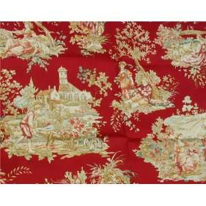  56 Wide Toile de Jouy Fabric By The Yard Arts, Crafts 