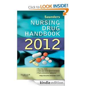 Saunders Nursing Drug Handbook 2012 Barbara B. Hodgson, Robert J 