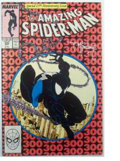 Amazing Spiderman #300 Signed Todd McFarlane  VF+/NM   