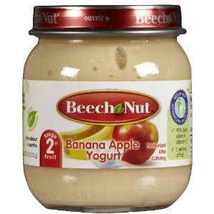 Beech Nut Stage 2 Banana Apple Yogurt   12 pk  Grocery 