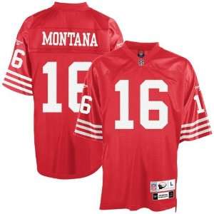 San Francisco 49ers Joe Montana Replica Team Color Jersey:  