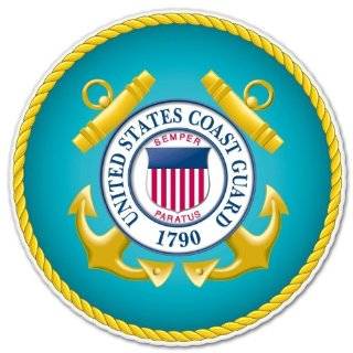 US Coast Guard Seal car bumper window sticker 4 x 4