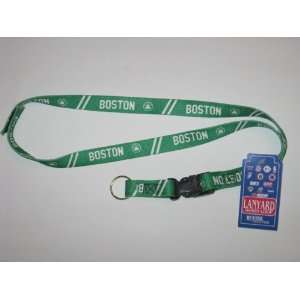 BOSTON CELTICS Team Logo 24 LANYARD Velcro Key Chain:  