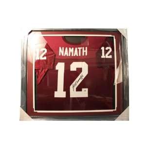   of Alabama Joe Namath Autographed Jersey Framed: Everything Else