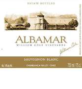 William Cole Albamar Sauvignon Blanc 2010 