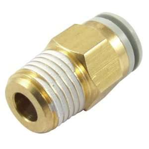   25/64 Male Thread Air Quick Coupler Straight Connector for 5/16 Tube