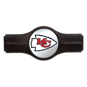 Kansas City Chiefs NFL Pool Cue Stick Rack/Wall Holder:  