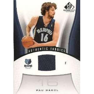    2006 07 SP Game Used #145 Pau Gasol Jersey: Everything Else