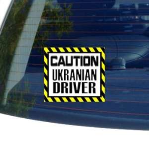  Caution Ukrainian Driver   Window Bumper Laptop Sticker 