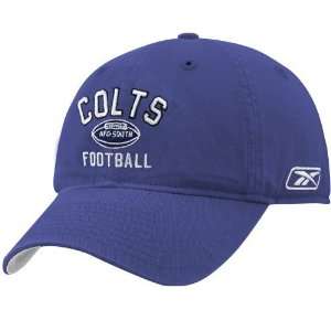 Reebok Indianapolis Colts Royal Blue Arch over Football Slouch Hat 