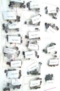 Assorted 100V Radial Silver Dipped Mica Capacitors LOT  
